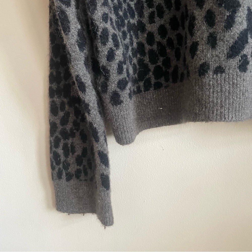 Rails Black And Grey Leopard Animal Print Wool Bl… - image 6